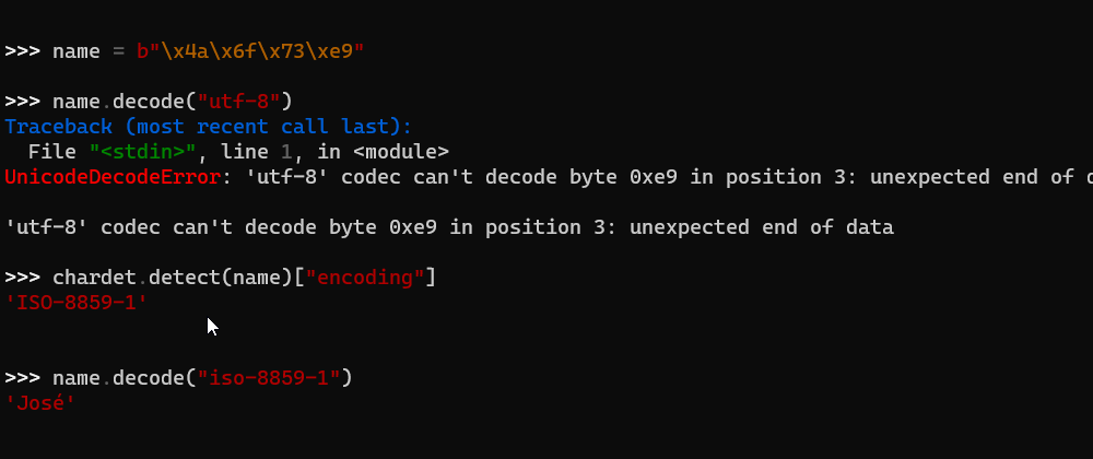 Character Encodings and Detection with Python, chardet, and cchardet
